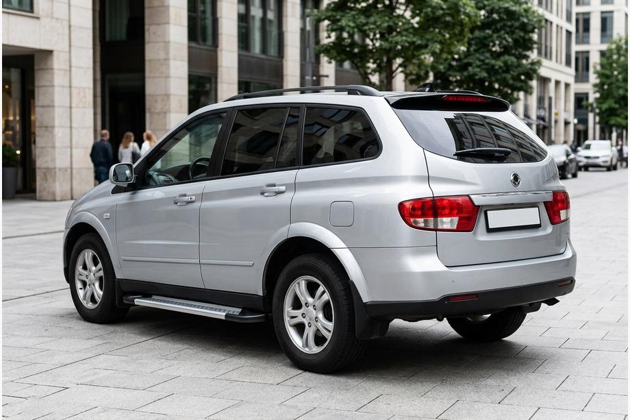 SsangYong Kyron 2005–2014 Side steps New Vision Grey (2 st., aluminium) Image