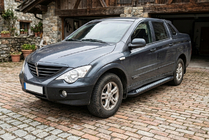 SsangYong Action 2005–2018 Side steps New Vision Black (2 stuks, aluminium) foto 1