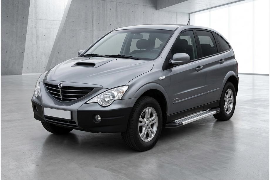 SsangYong Action 2005–2018 Side steps New Vision Grey (2 stuks, aluminium) Foto 1