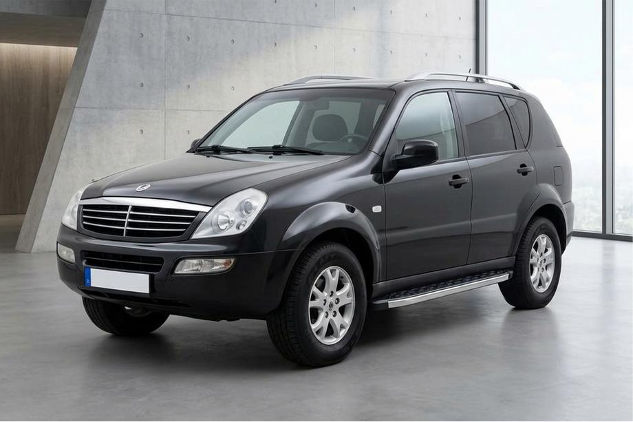 SsangYong Rexton I 2001–2017 BlackLine side steps (2 stuks, aluminium) Image