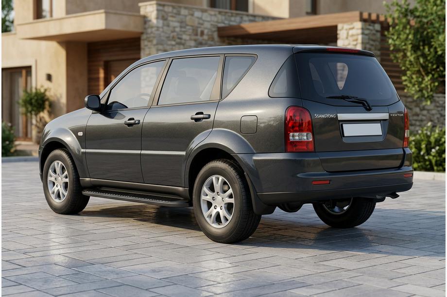 SsangYong Rexton I 2001–2017 Tayga Black zijtreden (set van 2, aluminium) 2005-2012 Image