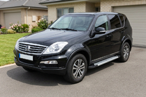 SsangYong Rexton I 2001–2017 Zijdrempels Vision New Grey (set van 2, aluminium) 2012-2017 foto 1