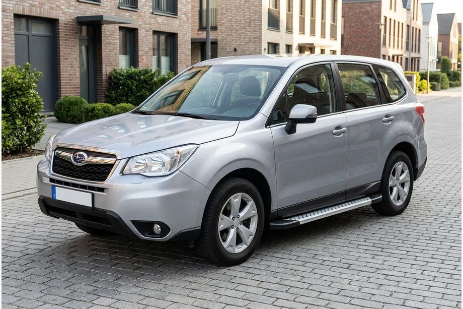 Subaru Forester 2013–2018 Side steps New Vision Grey (2 stuks, aluminium) Image