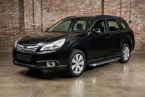 Subaru Outback 2009–2014 BlackLine zijsteps (2 stuks, aluminium) foto 1
