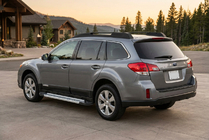 Subaru Outback 2009–2014 Side steps New Vision Grey (2 stuks, aluminium) foto 1