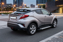 Toyota C-HR 2016–2023 Side steps New Vision Grey (2 stuks, aluminium) foto 1