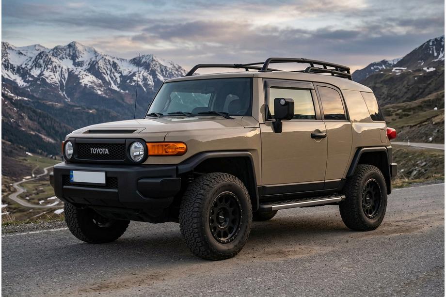 Toyota FJ Cruiser 2006–2022 BlackLine side steps (2 stuks, aluminium) Image