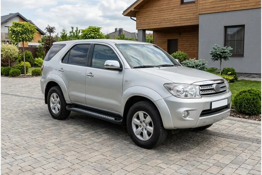 Toyota Fortuner 2006–2015 Side steps New Vision Black (2 stuks, aluminium) Image