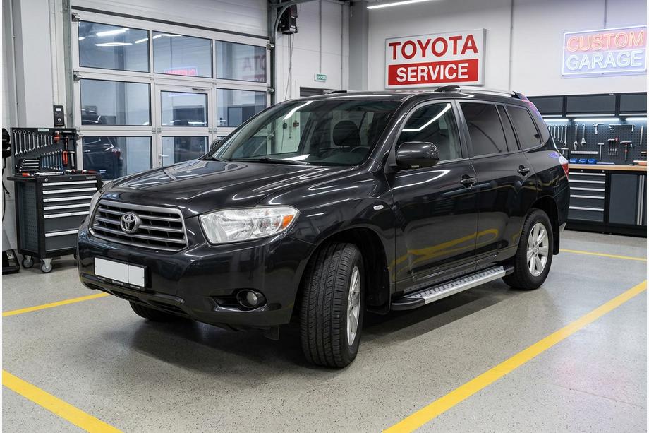Toyota Highlander 2008–2013 Side steps New Vision Grey (2 stuks, aluminium) Foto 1