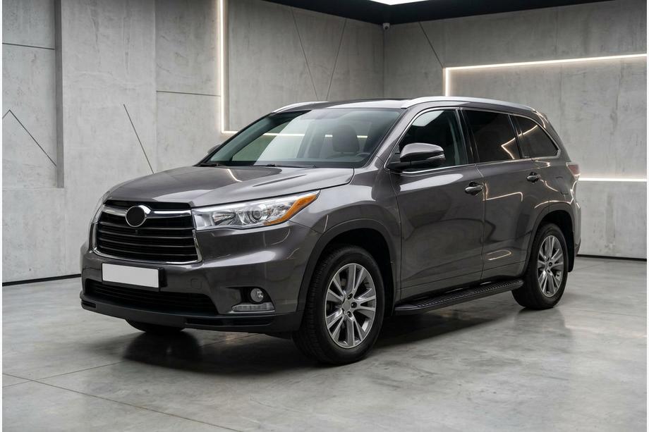 Toyota Highlander 2013–2019 Side steps Tayga Black (2 stuks, aluminium) Image