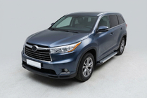 Toyota Highlander 2013–2019 Side steps New Vision Grey (2 stuks, aluminium) foto 1