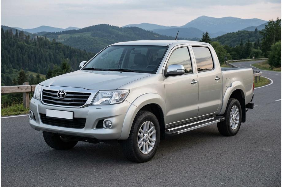 Toyota Hilux 2006–2015 Side steps RedLine V1 (2 stuks, aluminium) Image