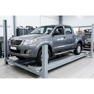 BlackLine zijsteps (2 stuks, aluminium) Toyota Hilux 2006–2015 foto 1