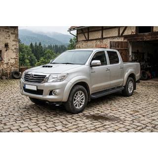 Side steps Tayga Black (2 stuks, aluminium) Toyota Hilux 2006–2015 foto 1