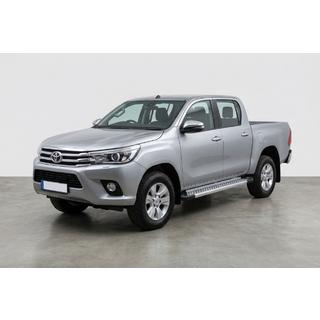 Side steps New Vision Grey (2 stuks, aluminium) Toyota Hilux 2015– foto 1