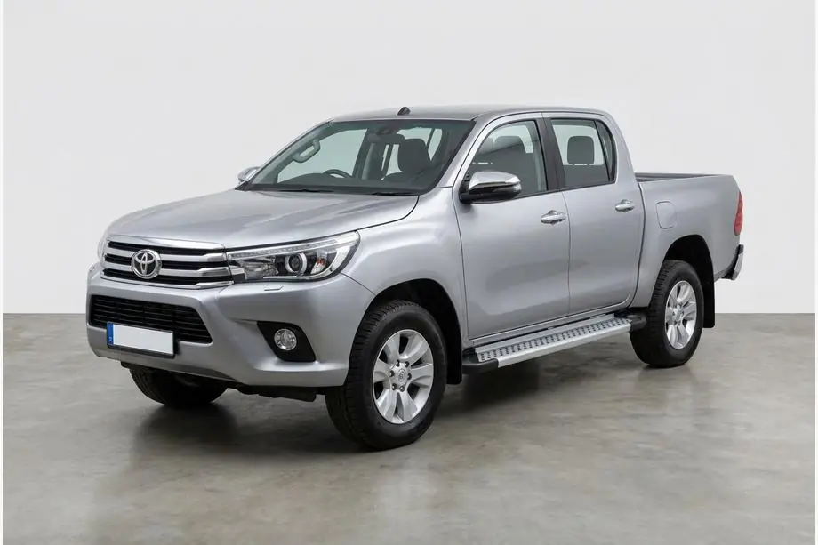Toyota Hilux 2015– Side steps New Vision Grey (2 stuks, aluminium) Image
