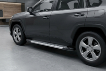 Toyota Rav 4 2019–2025 Side steps New Vision Grey (2 stuks, aluminium) foto 1