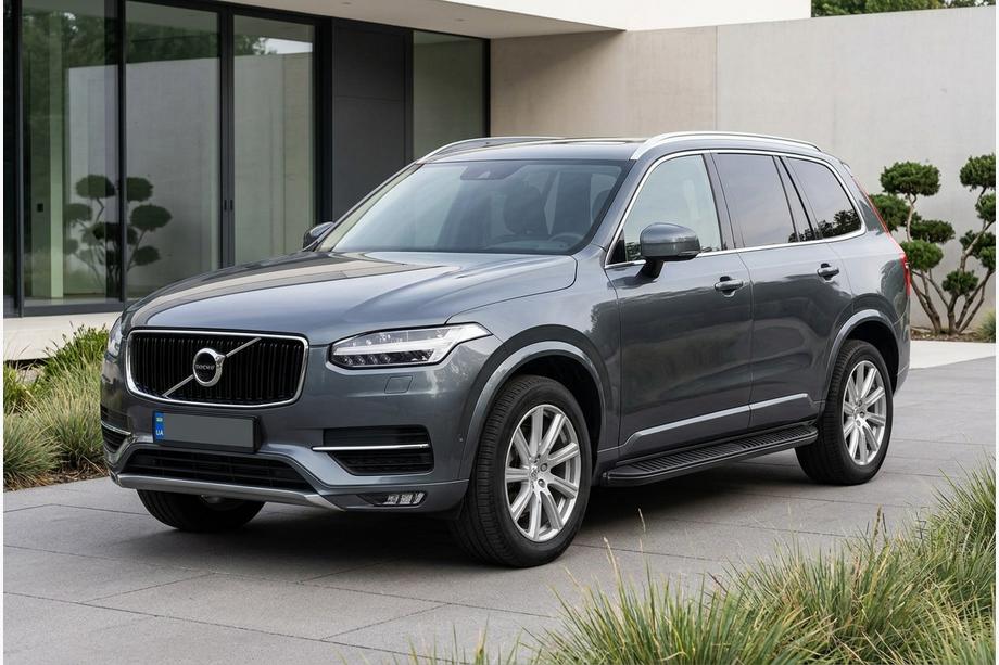 Volvo XC90 2015– Side steps Tayga Black (2 stuks, aluminium) Image
