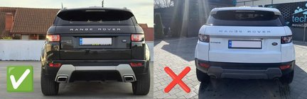Range Rover Evoque 2012–2018 Spatlappen Premium Dynamic (4 stuks) foto 2