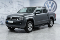 Volkswagen Amarok 2010–2022 Side steps Tayga Black (2 stuks, aluminium) foto 1