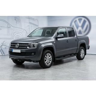 Side steps Tayga Black (2 stuks, aluminium) Volkswagen Amarok 2010–2022 foto 1