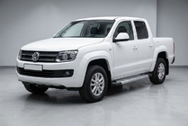 Volkswagen Amarok 2010–2022 Side steps New Vision Grey (2 stuks, aluminium) foto 1