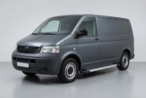 Volkswagen T5 Transporter 2003–2010 Side steps New Vision Grey (2 stuks, aluminium) foto 1