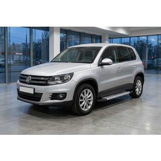 Side steps New Vision Grey (2 stuks, aluminium) Volkswagen Tiguan 2007–2016 foto 1
