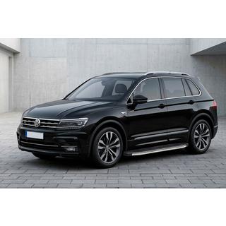 BlackLine zijsteps (2 stuks, aluminium) Volkswagen Tiguan 2016–2023 foto 1
