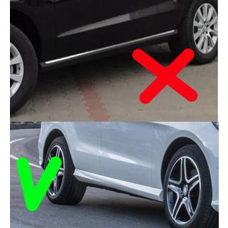 Voorste spatlappen voor ML/GLE W166 zonder side steps (AMG-dorpels) foto 2