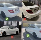 Mercedes C-klasse W204 2007–2015 Originele spatlapset Premium 2011-2014 (4 stuks) foto 3