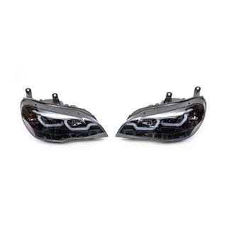 Koplampen met LED-verlichting (2 stuks, donker) BMW X5 E70 2007–2013 foto 3