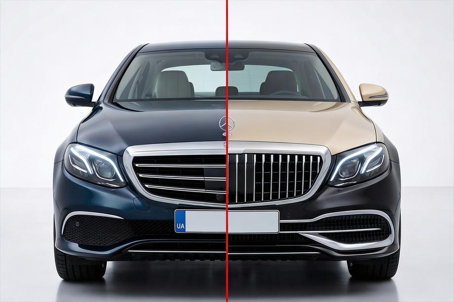 Mercedes E-class W213 2016–2023 Maybach bodykit (voor 2016-2020) Image