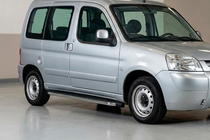 Peugeot Partner 1996–2008 BlackLine zijsteps (2 stuks, aluminium) foto 1