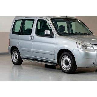 BlackLine zijsteps (2 stuks, aluminium) Peugeot Partner 1996–2008 foto 1