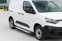 Peugeot Partner/Rifter 2019– Side steps New Vision Grey (2 stuks, aluminium) Korte wielbasis foto 1