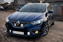Renault Megane IV 2016–2025 Voorbumper lipspoiler LIP (zwart) foto 1