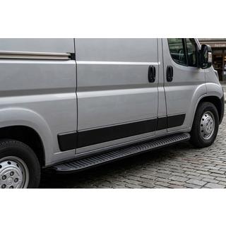 Side steps Tayga Black (2 stuks, aluminium) foto 1