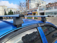 Chevrolet Aveo T250 2005–2011 Dakdrager-dwarsbalken voor glad dak (2 stuks, Asaf V4) foto 1