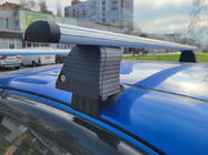 Chevrolet Aveo T250 2005–2011 Dakdrager-dwarsbalken voor glad dak (2 stuks, Asaf V4) foto 3