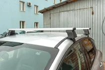 Mazda 323 1977–2003 Dakdrager-dwarsbalken voor glad dak (2 stuks, Asaf V4) foto 1