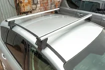 Mazda 323 1977–2003 Dakdrager-dwarsbalken voor glad dak (2 stuks, Asaf V4) foto 2