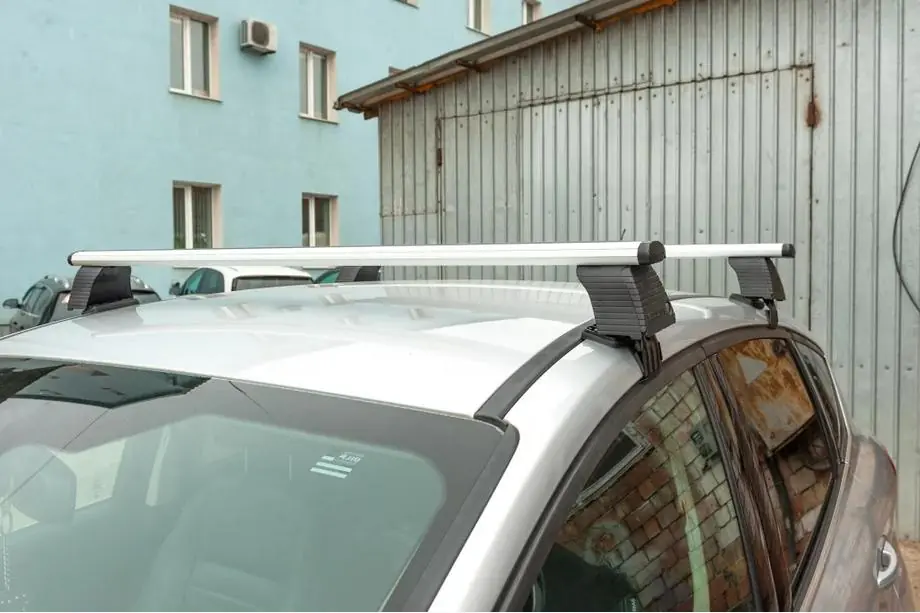 Mazda 323 1977–2003 Dakdrager-dwarsbalken voor glad dak (2 stuks, Asaf V4) Image
