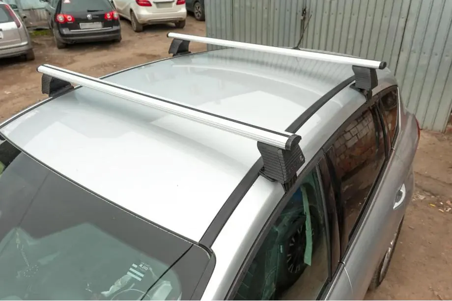 Seat Leon 2005–2012 Dakdrager-dwarsbalken voor glad dak (2 stuks, Asaf V4) Foto 6
