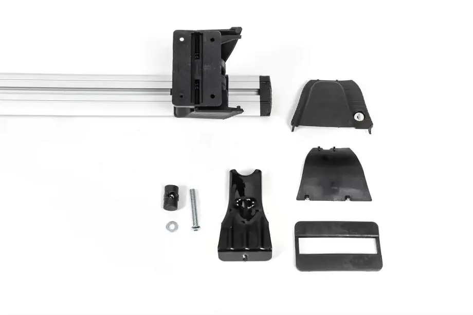 Seat Leon 2005–2012 Dakdrager-dwarsbalken voor glad dak (2 stuks, Asaf V4) Foto 13