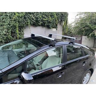 Dakdrager-dwarsbalken voor glad dak (2 stuks, Asaf V4) Toyota Prius 2009–2015 foto 1