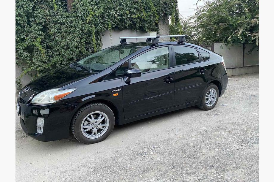 Toyota Prius 2009–2015 Dakdrager-dwarsbalken voor glad dak (2 stuks, Asaf V4) Foto 4