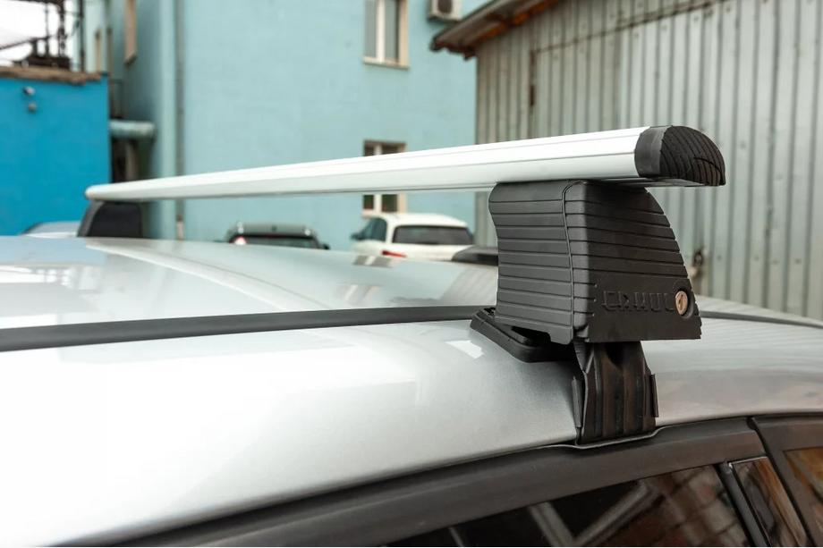 Volkswagen Passat B5 1997–2005 Dakdrager-dwarsbalken voor glad dak (2 stuks, Asaf V4) Foto 9