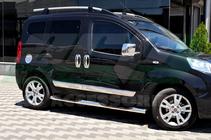 Fiat Fiorino/Qubo 2008–2024 Deur sierlijst (set 4 stuks, RVS) Carmos - Turks staal foto 7