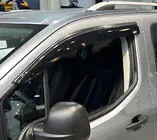 Peugeot Partner/Rifter 2019– Raamdeflectoren met chroomstrip (set van 2, Niken) foto 2